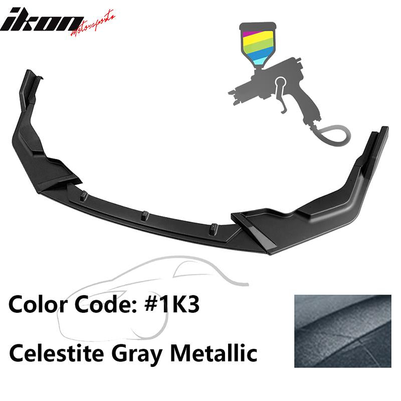 2020-2022 Toyota Corolla SE XSE C Style Front Bumper Lip PP 3PC