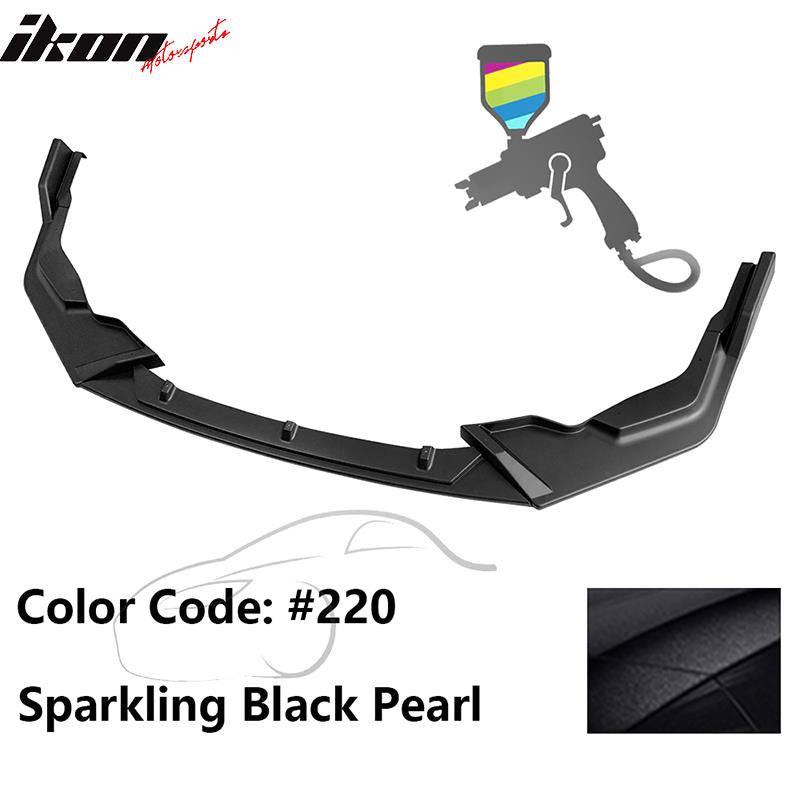 2020-2022 Toyota Corolla SE XSE C Style Front Bumper Lip PP 3PC