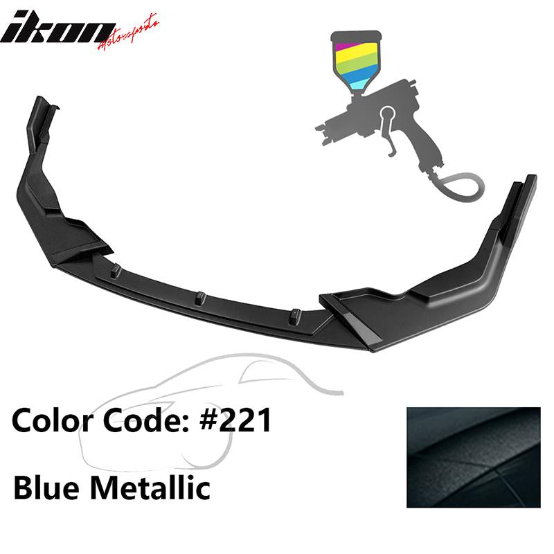 2020-2022 Toyota Corolla SE XSE C Style Front Bumper Lip PP 3PC