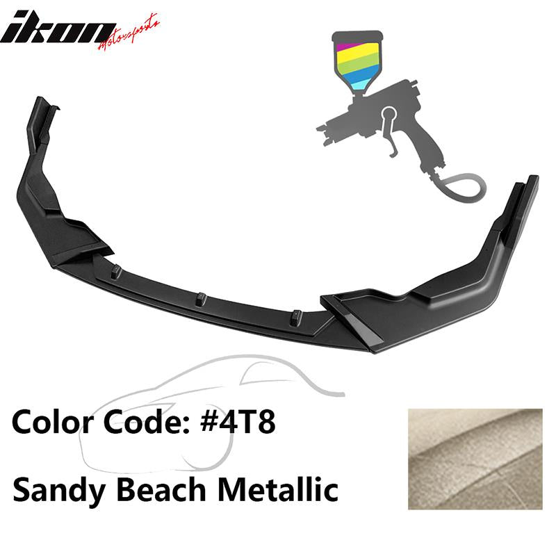 2020-2022 Toyota Corolla SE XSE C Style Front Bumper Lip PP 3PC