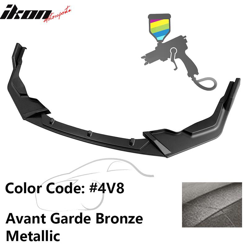 2020-2022 Toyota Corolla SE XSE C Style Front Bumper Lip PP 3PC