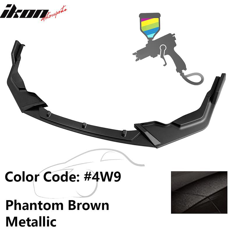 2020-2022 Toyota Corolla SE XSE C Style Front Bumper Lip PP 3PC