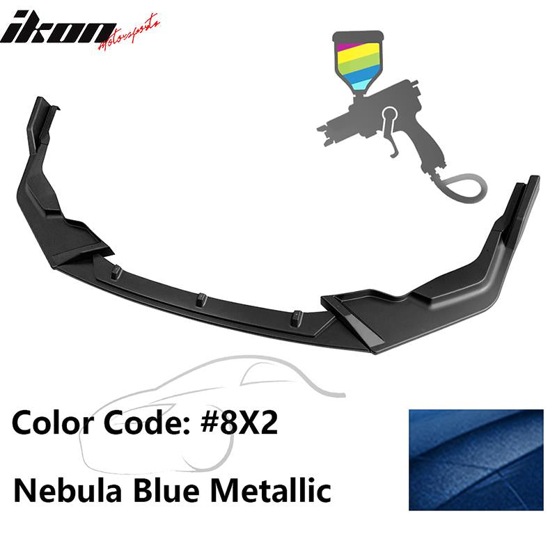 2020-2022 Toyota Corolla SE XSE C Style Front Bumper Lip PP 3PC