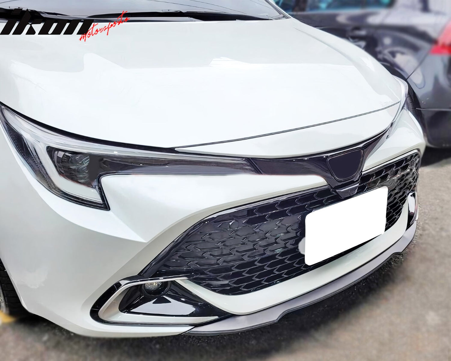 2022-2025 Toyota Corolla Auris 3rd 5-Door Matte Black Front Bumper Lip