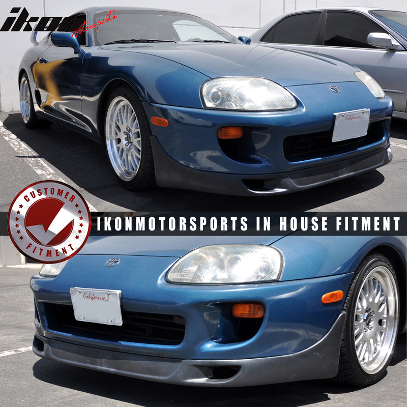 1993-1998 Toyota Supra JDM Style Unpainted Front Bumper Lip Spoiler PU