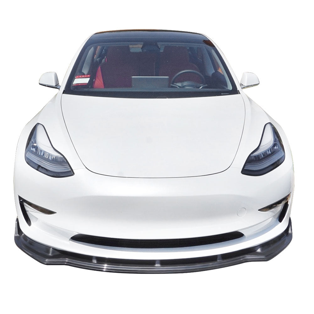 2017-2023 Tesla Model 3 IKON Style Front Bumper Lip PP