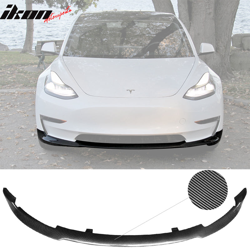2017-2023 Tesla 3 RPM Front Bumper Lip PP