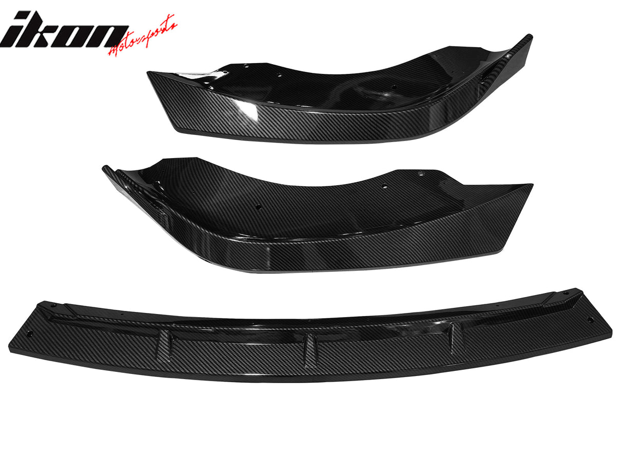 2021-2024 Tesla Model S IK Style 3PCS Front Bumper Lip Painted PP