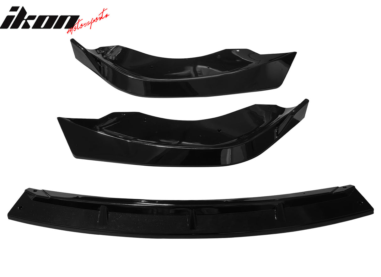 2021-2024 Tesla Model S IK Style 3PCS Front Bumper Lip Painted PP