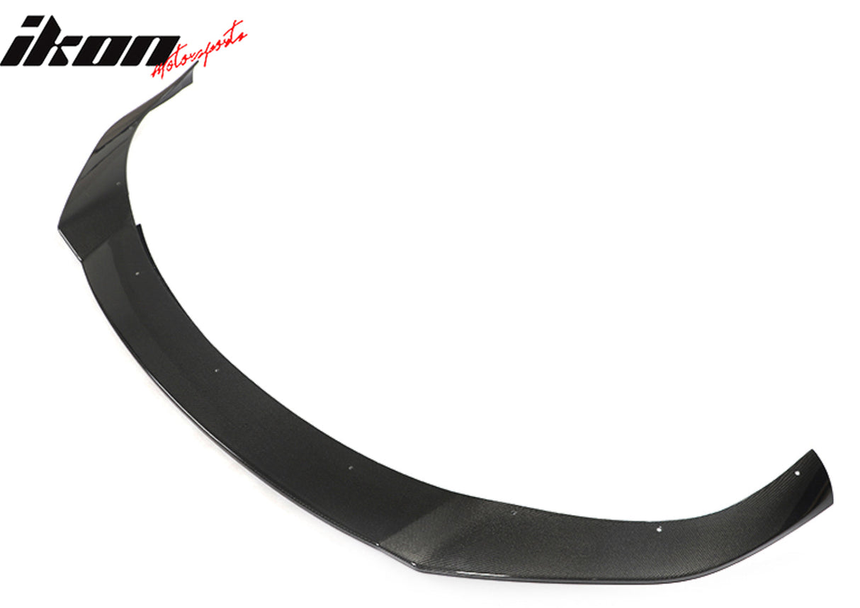 2021-2024 Tesla Model S Gloss Black Revozport Front Lip Carbon Fiber