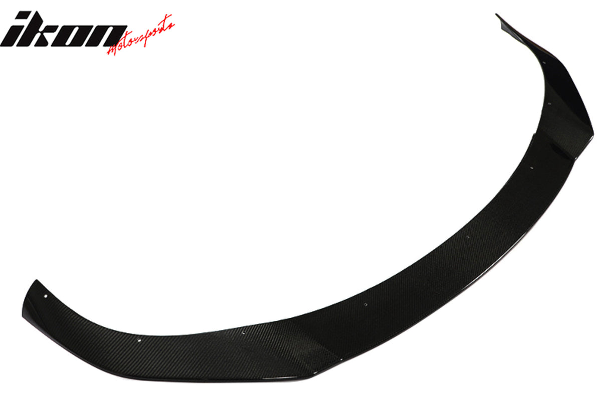 2021-2024 Tesla Model S Gloss Black Revozport Front Lip Carbon Fiber
