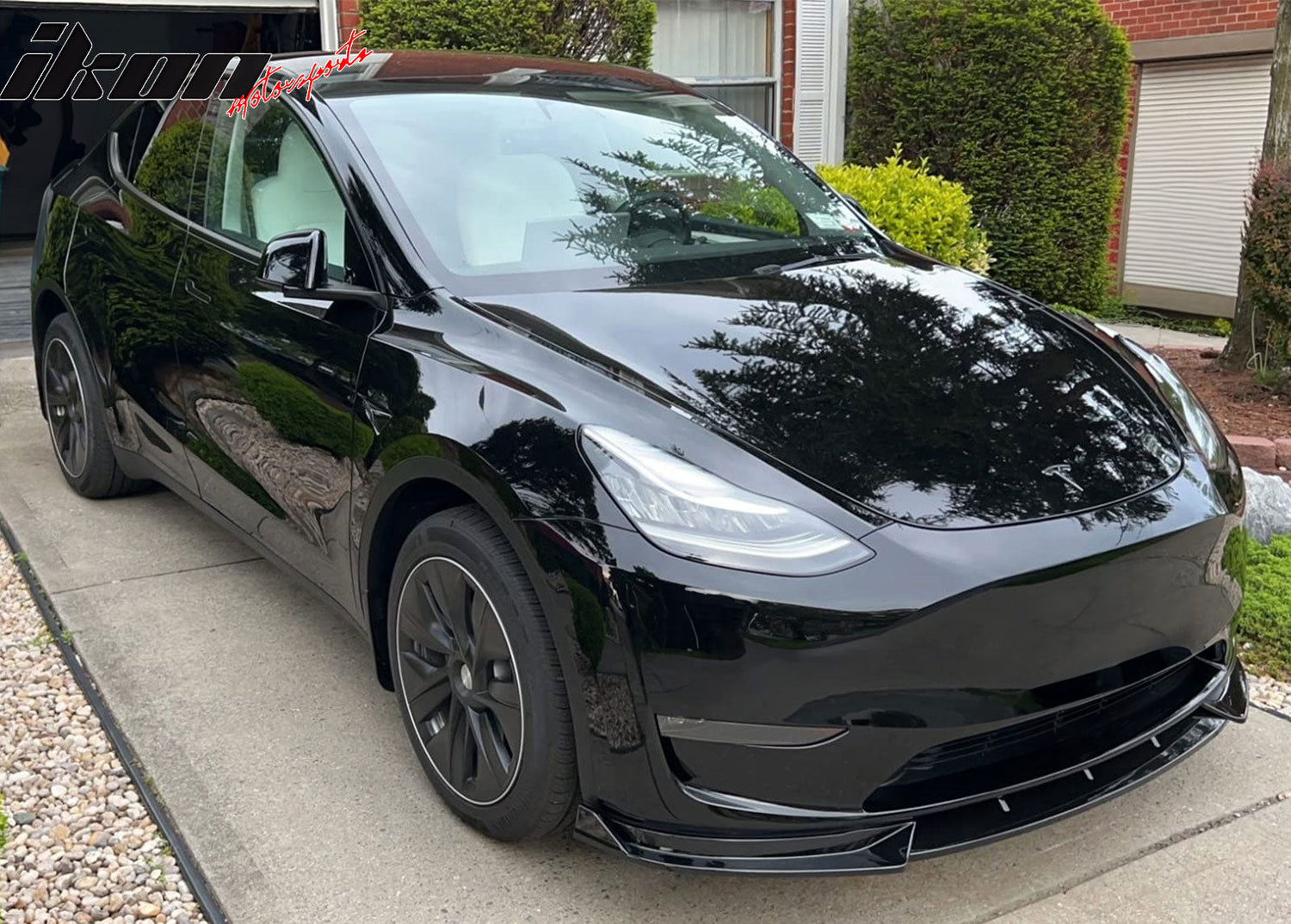2020-2023 Tesla Y IKON Style Front Bumper Lip PP 3PC