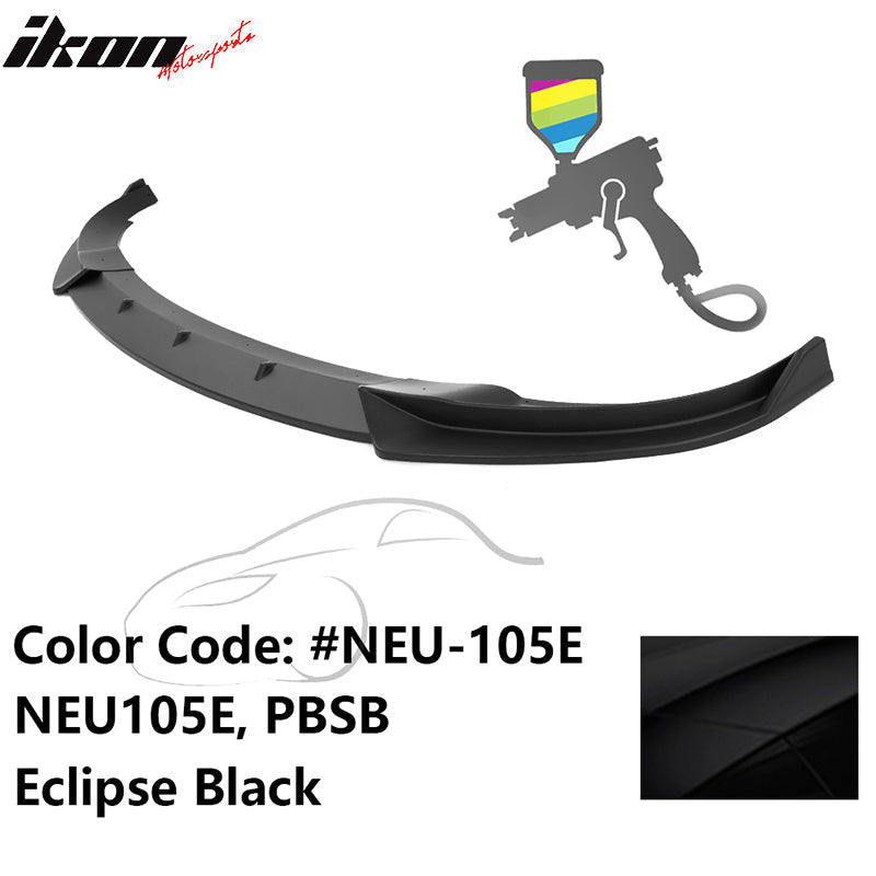 2020-2023 Tesla Y IKON Style Front Bumper Lip PP 3PC