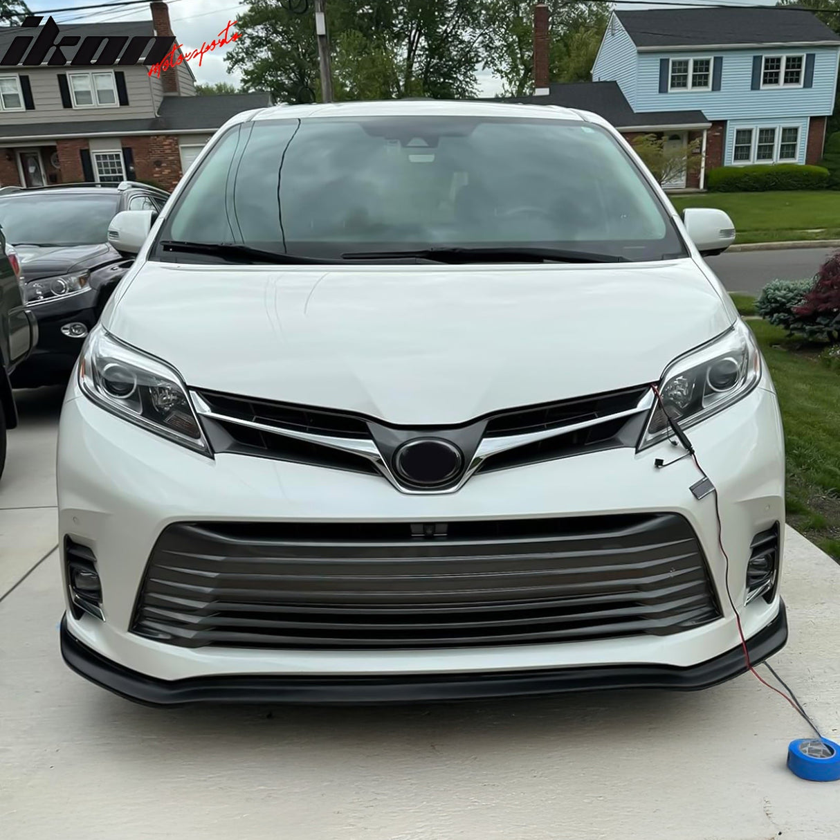 2018-2020 Toyota Sienna XL30 CK Style Front Bumper Lip Spoiler PU