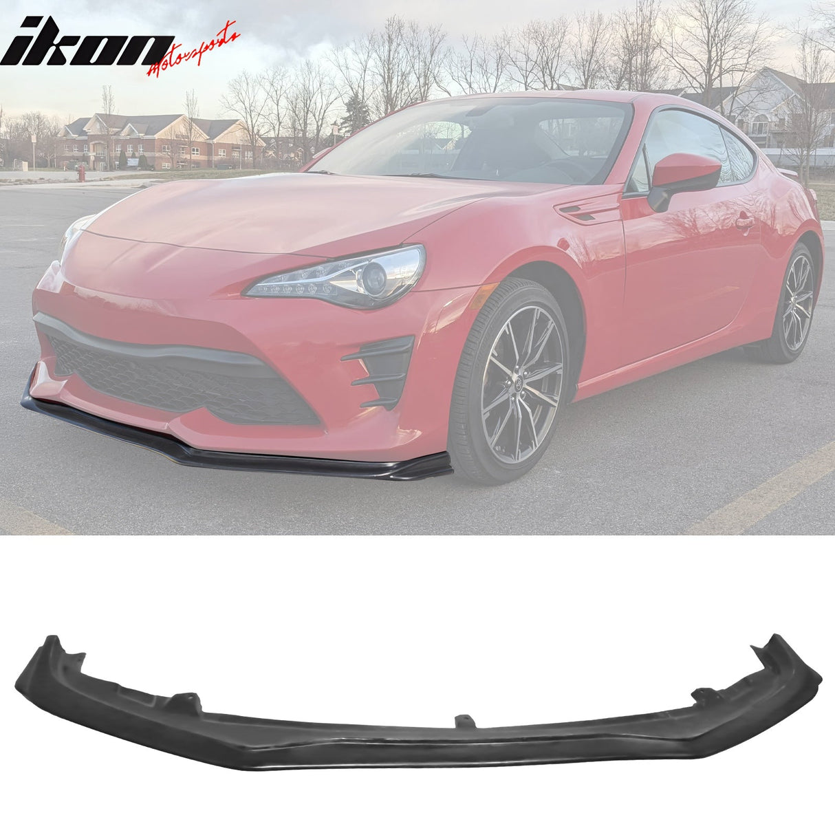2017-2020 Toyota 86 2Dr GR V2 Style Front Bumper Lip Lower Spoiler PU