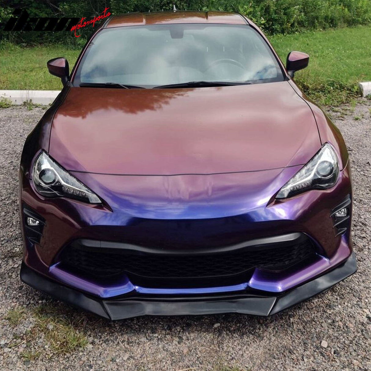 2017-2020 Toyota 86 GTS Style PU Front Bumper Bottom Spoiler Unpainted
