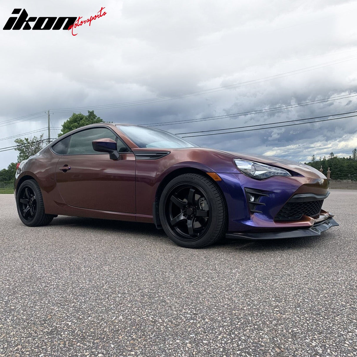 2017-2020 Toyota 86 GTS Style PU Front Bumper Bottom Spoiler Unpainted