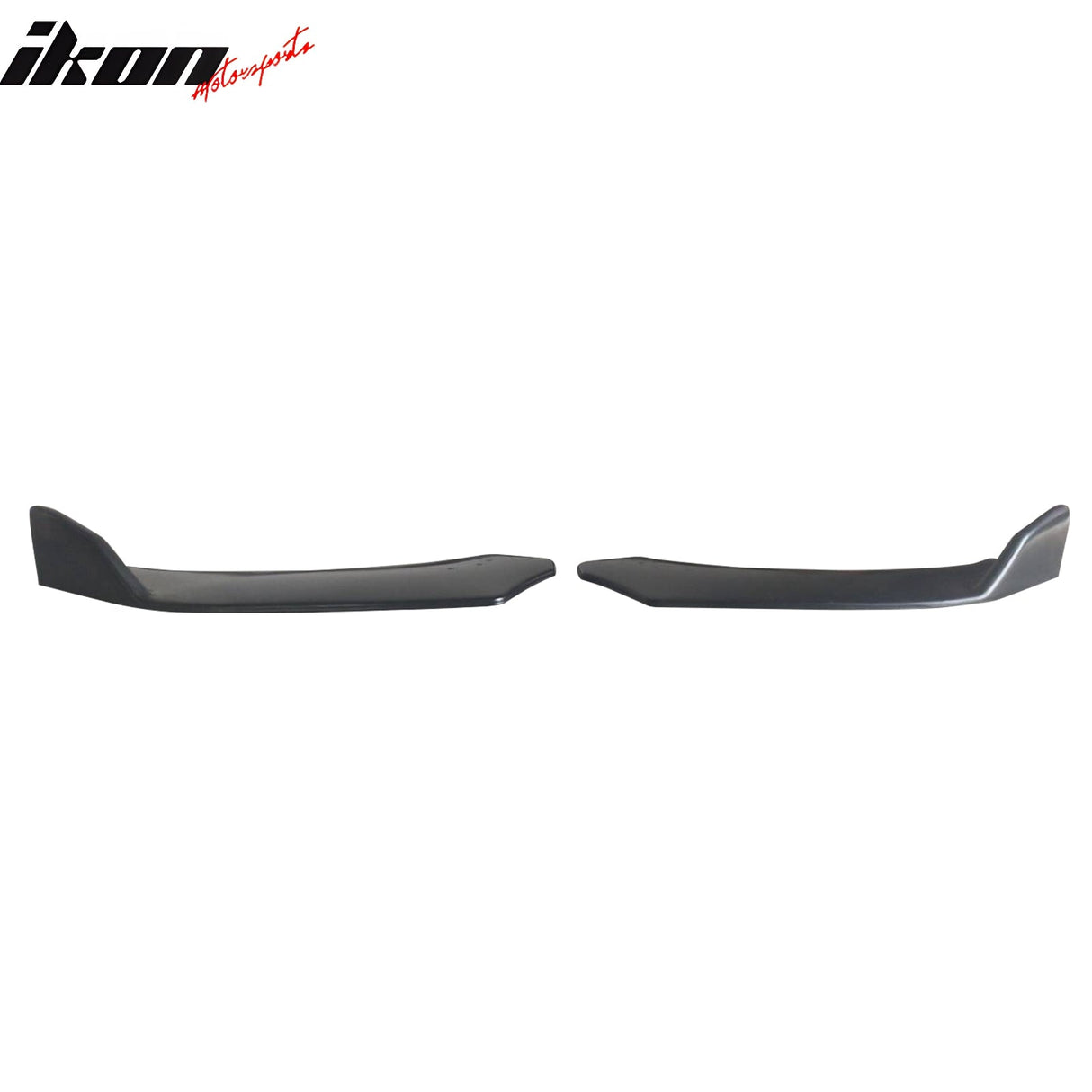 Universal V3 Style Unpainted 2PC Front Bumper Lip Spoiler Splitter PU