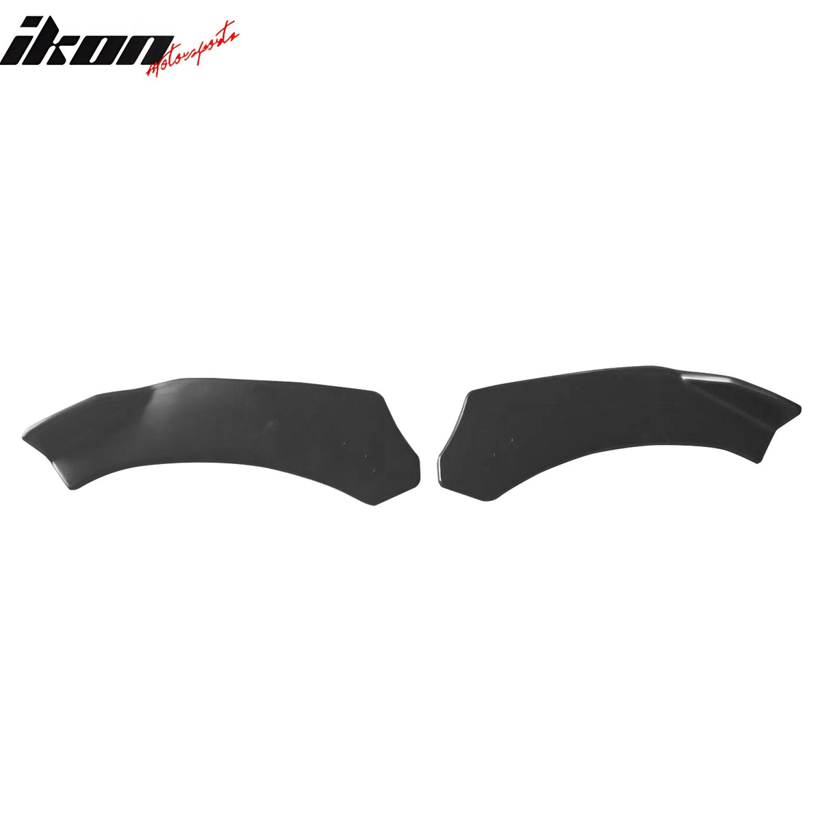 Universal V3 Style Unpainted 2PC Front Bumper Lip Spoiler Splitter PU