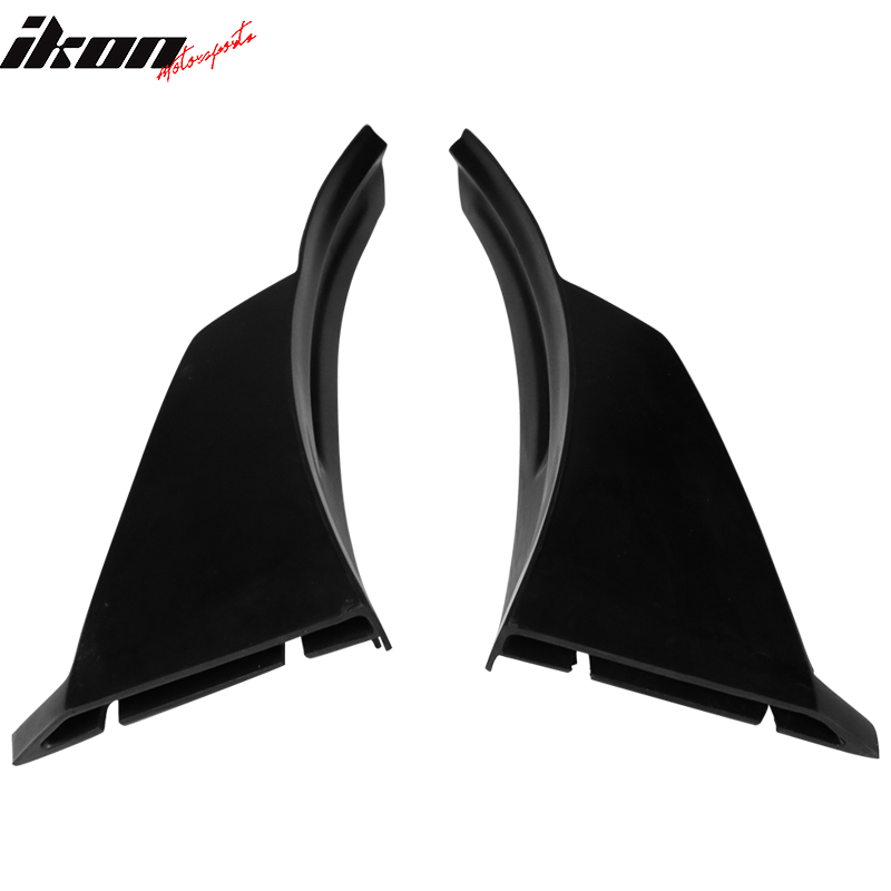 Universal Front Bumper Lip Splitters Winglets Canards PU