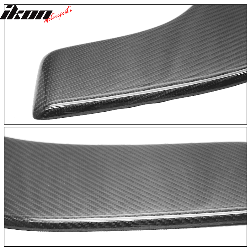 Universal Front Bumper Lip Splitter Carbon Fiber 2 Piece Set