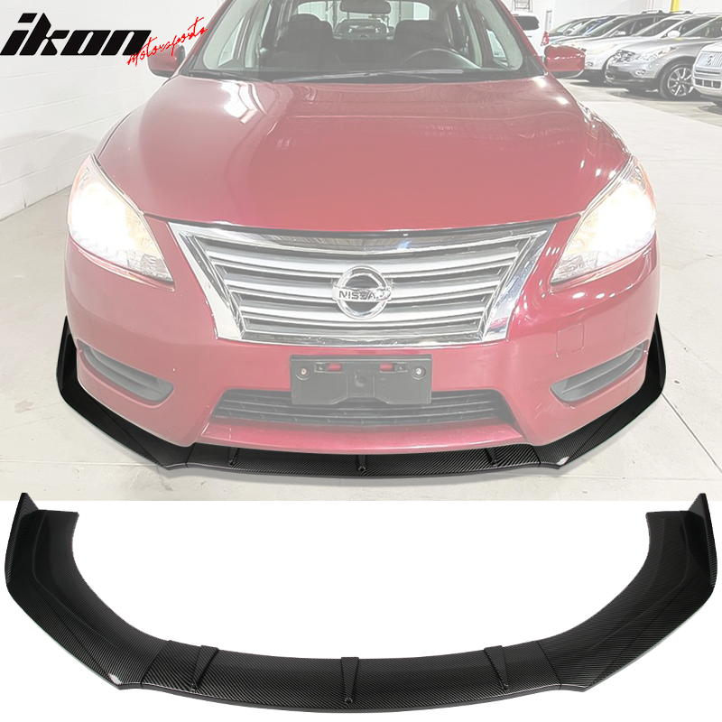 2013-2022 Nissan Sentra Front Bumper Lip Splitter PP 3PC
