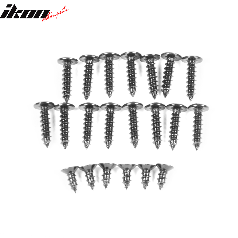 Universal Valance Front Bumper Lip Splitter Chin Spoiler 3PC PP