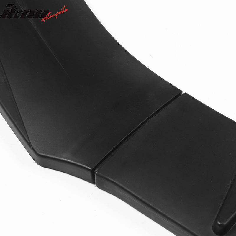 Universal Valance Front Bumper Lip Splitter Chin Spoiler 3PC PP