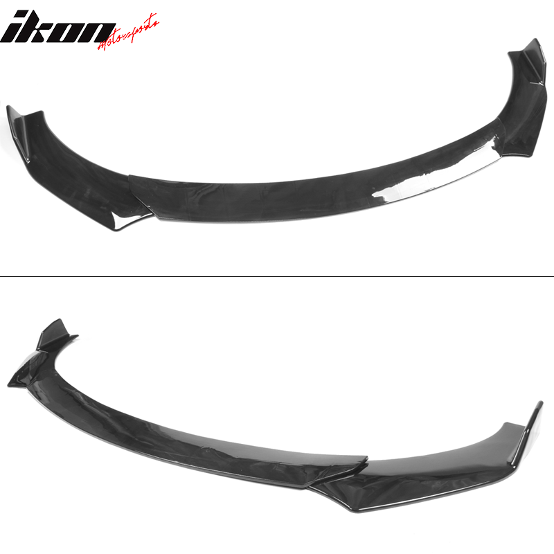 Universal 62"-66" A Style Front Bumper Lip ABS 3PC