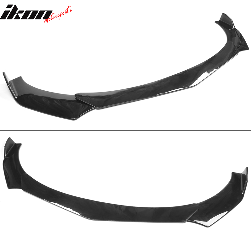 Universal 62"-66" Adjustable B Style Front Bumper Lip 3PC