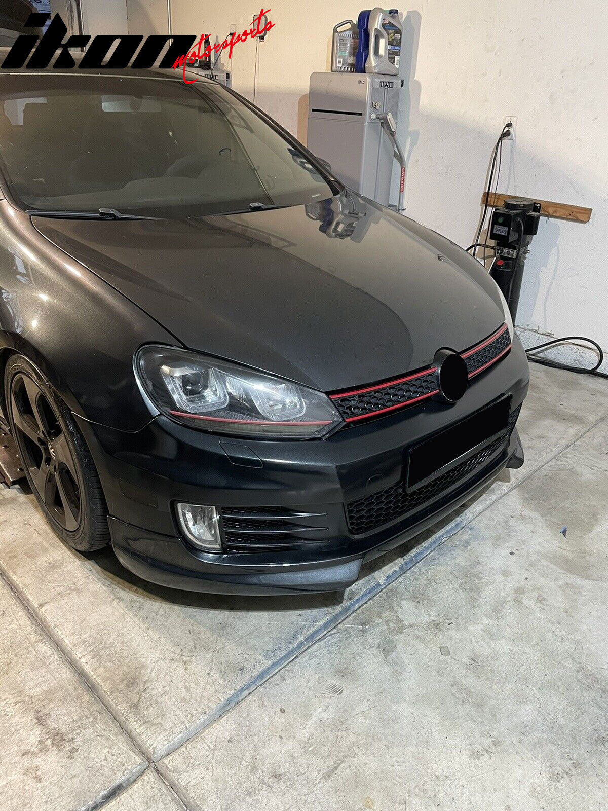 2010-2014 Volkswagen VW Golf 6 GTI RG Style Unpainted Front Lip PU