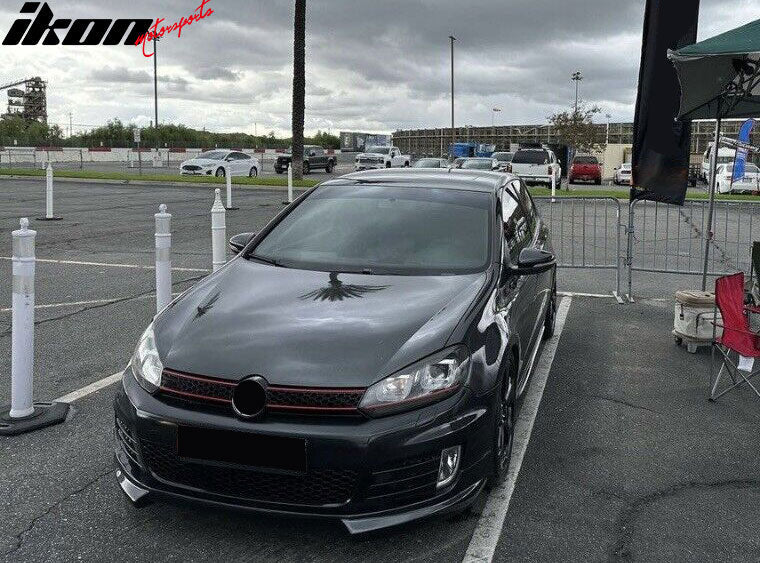 2010-2014 Volkswagen VW Golf 6 GTI RG Style Unpainted Front Lip PU
