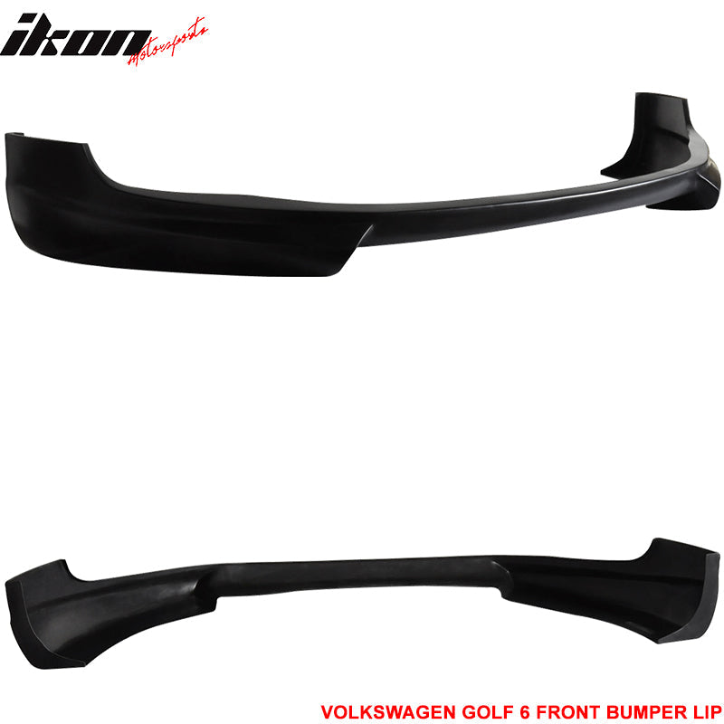 2010-2014 Volkswagen VW Golf 6 GTI RG Style Unpainted Front Lip PU