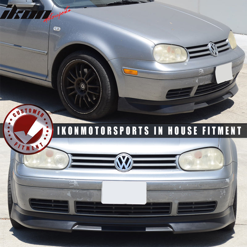 1999-2004 Volkswagen Golf MK4 P3 Style Unpainted Front Lip Splitter PU
