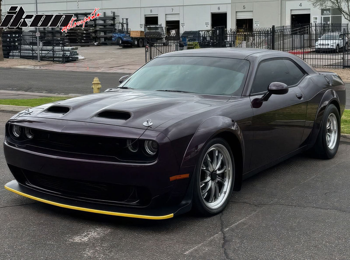2018-2023 Dodge Challenger Factory Style Front Lip Splitter ABS
