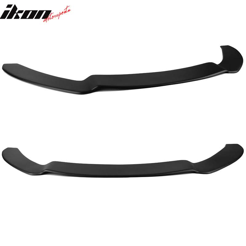 2013-2014 Ford Focus Matte Black Front Lip Splitter PP & Blue Rods