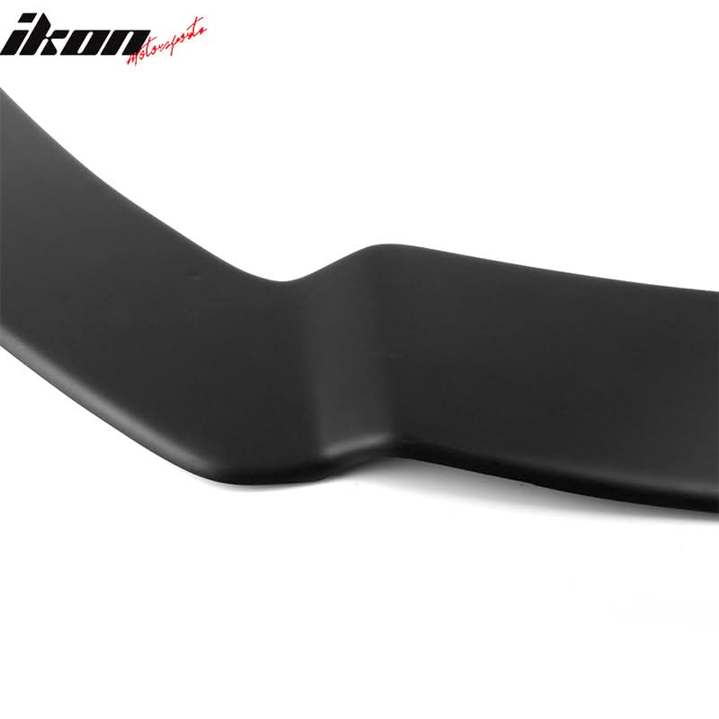 2013-2014 Ford Focus Matte Black Front Lip Splitter PP & Blue Rods