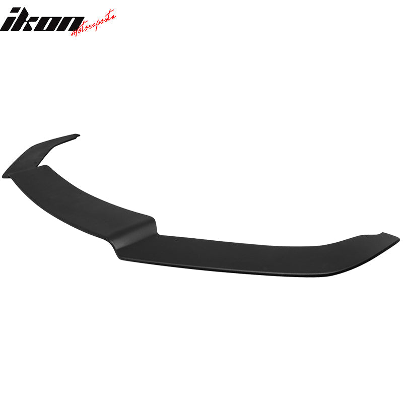 2013-2015 Honda Accord Sedan Textured Black Front Bumper Lip & Rod
