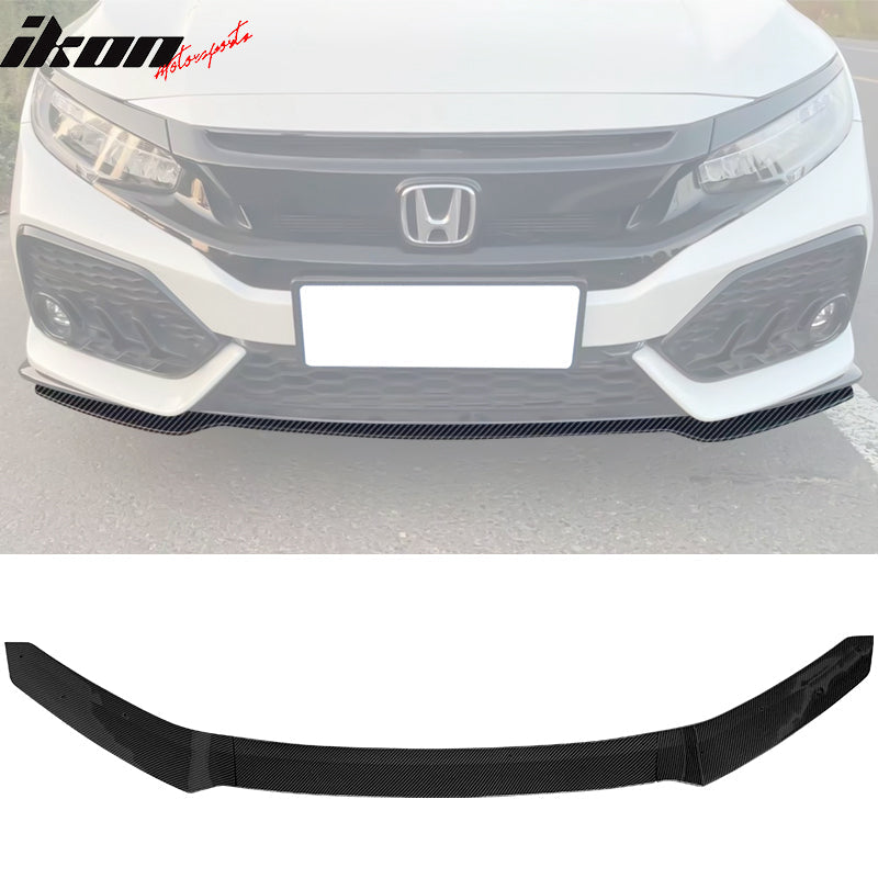 2017-2021 Honda Civic Hatchback HFP Style Front Bumper Lip PP 3PCS