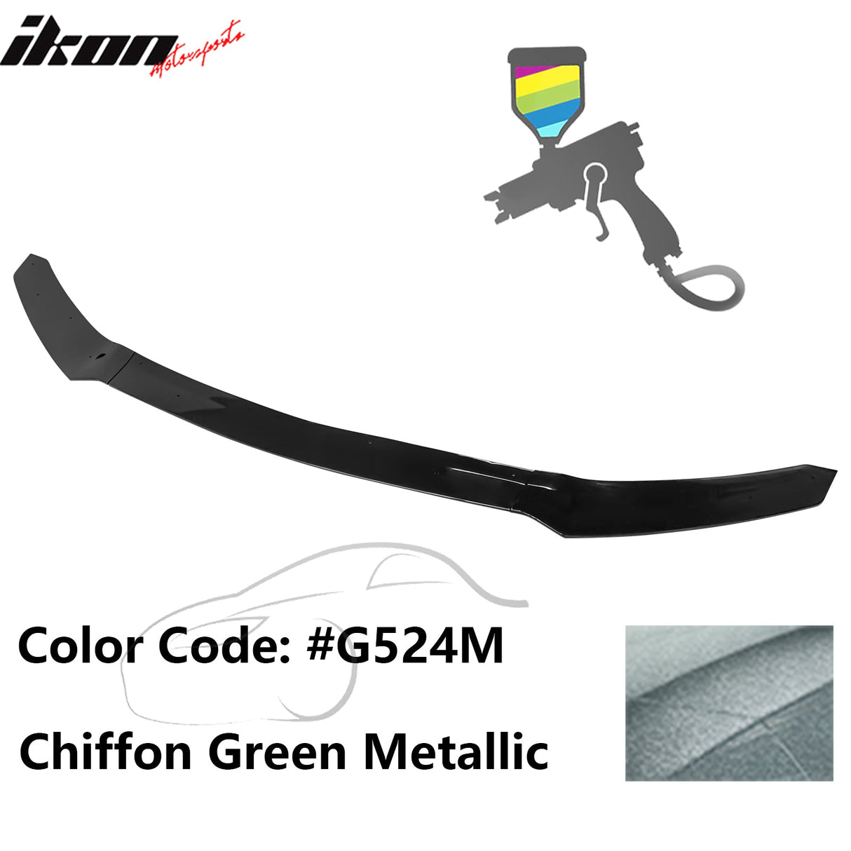 2017-2021 Honda Civic Hatchback HFP Style Front Bumper Lip PP 3PCS