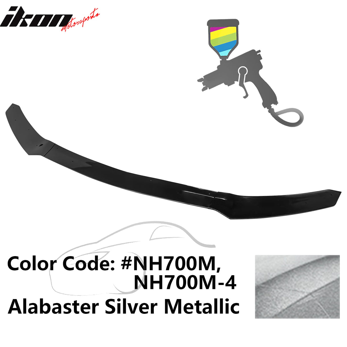 2017-2021 Honda Civic Hatchback HFP Style Front Bumper Lip PP 3PCS