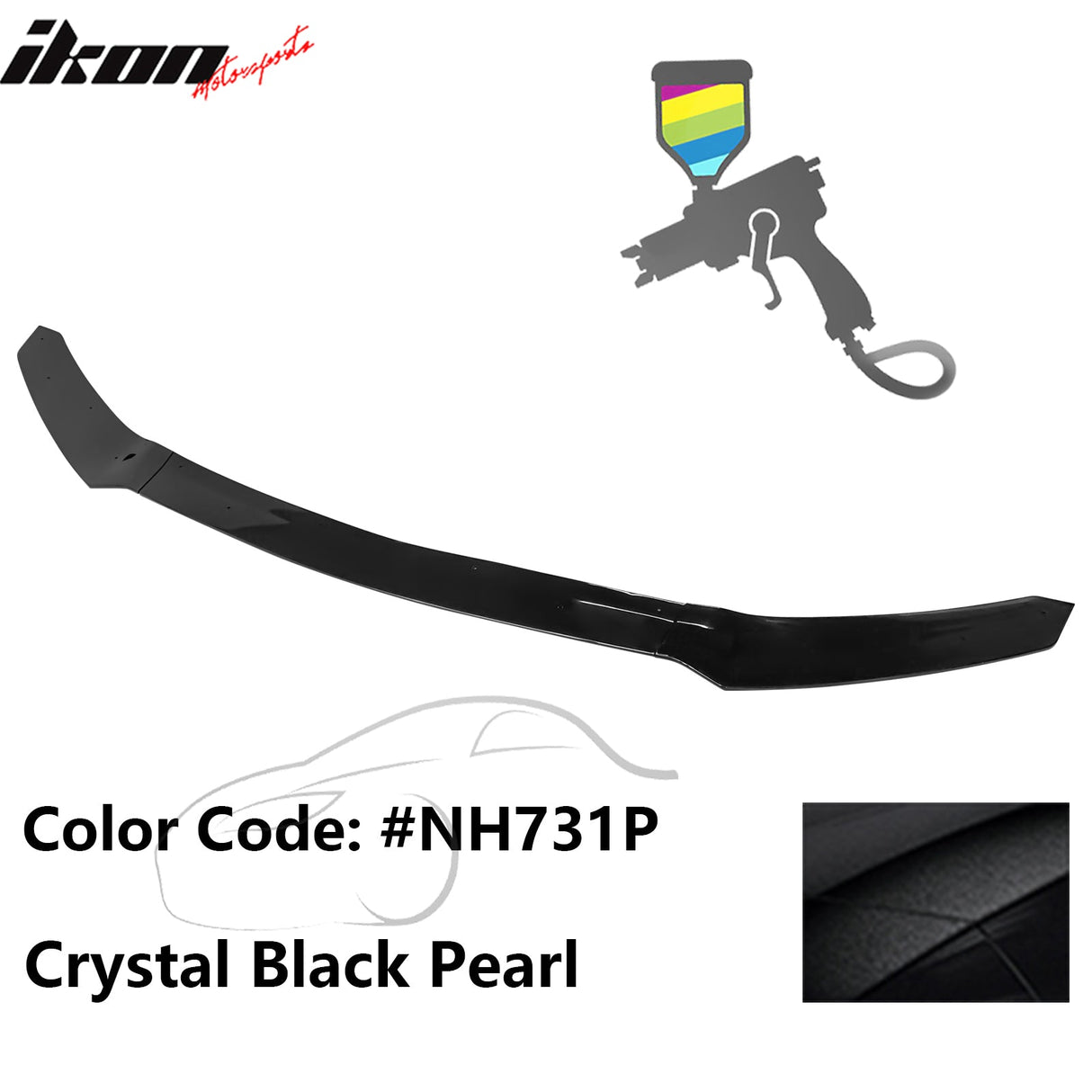 2017-2021 Honda Civic Hatchback HFP Style Front Bumper Lip PP 3PCS