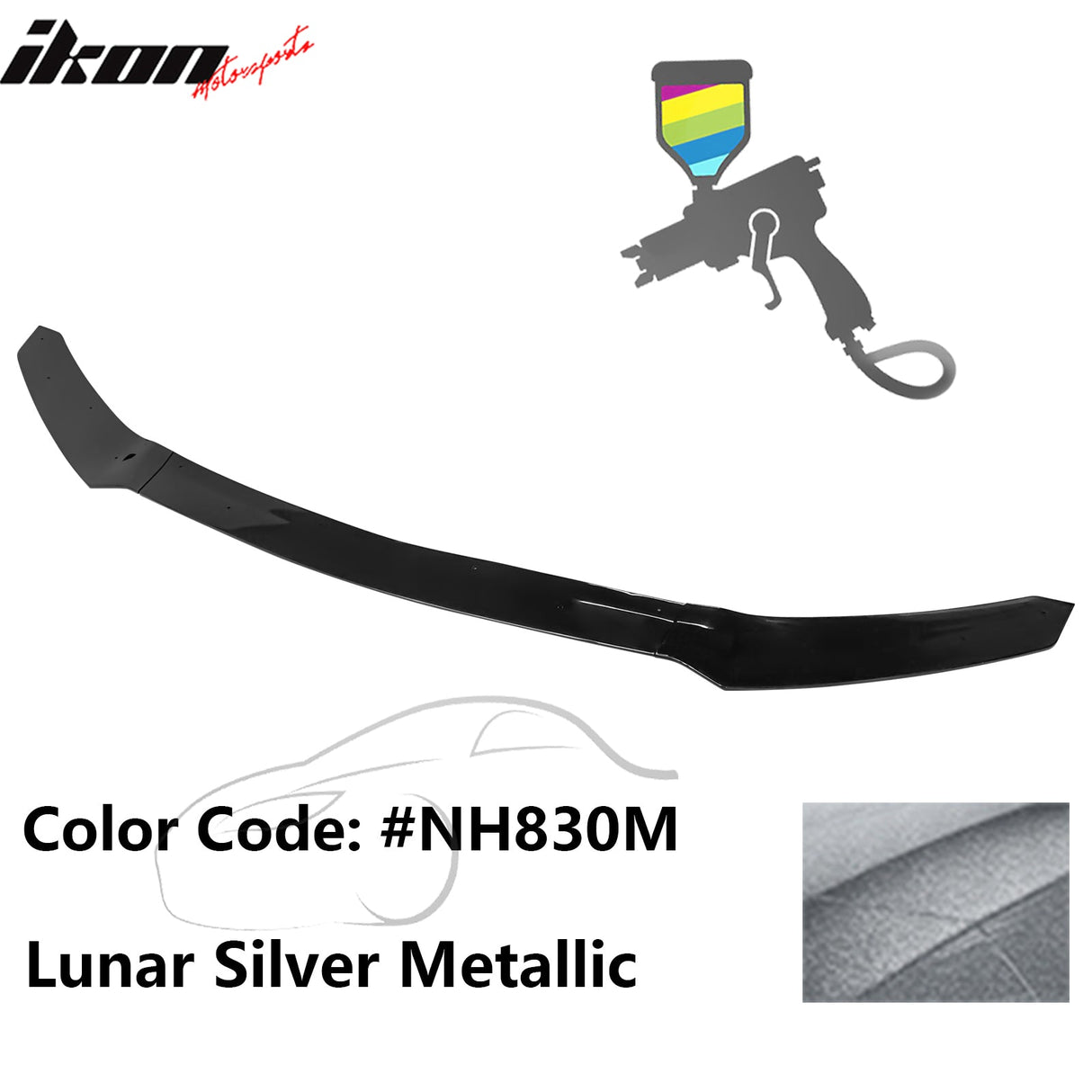 2017-2021 Honda Civic Hatchback HFP Style Front Bumper Lip PP 3PCS