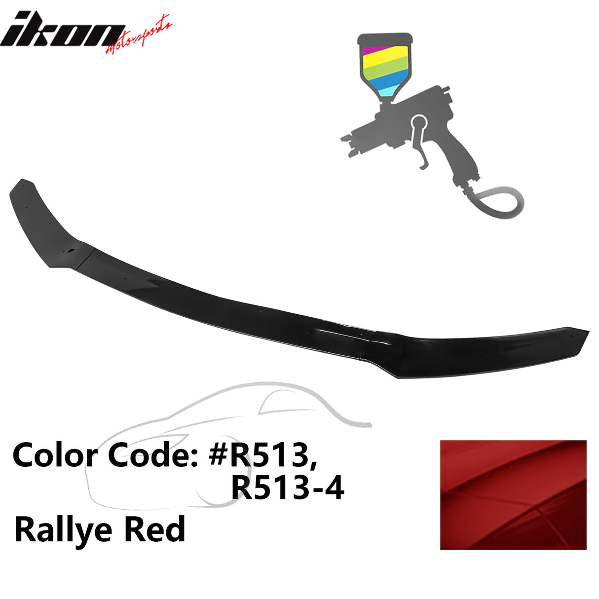 2017-2021 Honda Civic Hatchback HFP Style Front Bumper Lip PP 3PCS