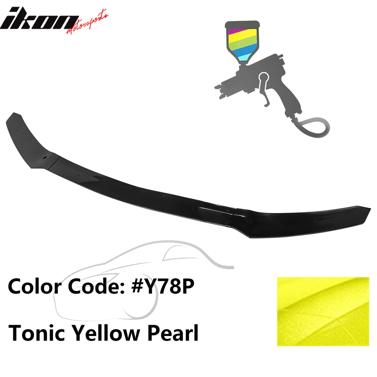 2017-2021 Honda Civic Hatchback HFP Style Front Bumper Lip PP 3PCS