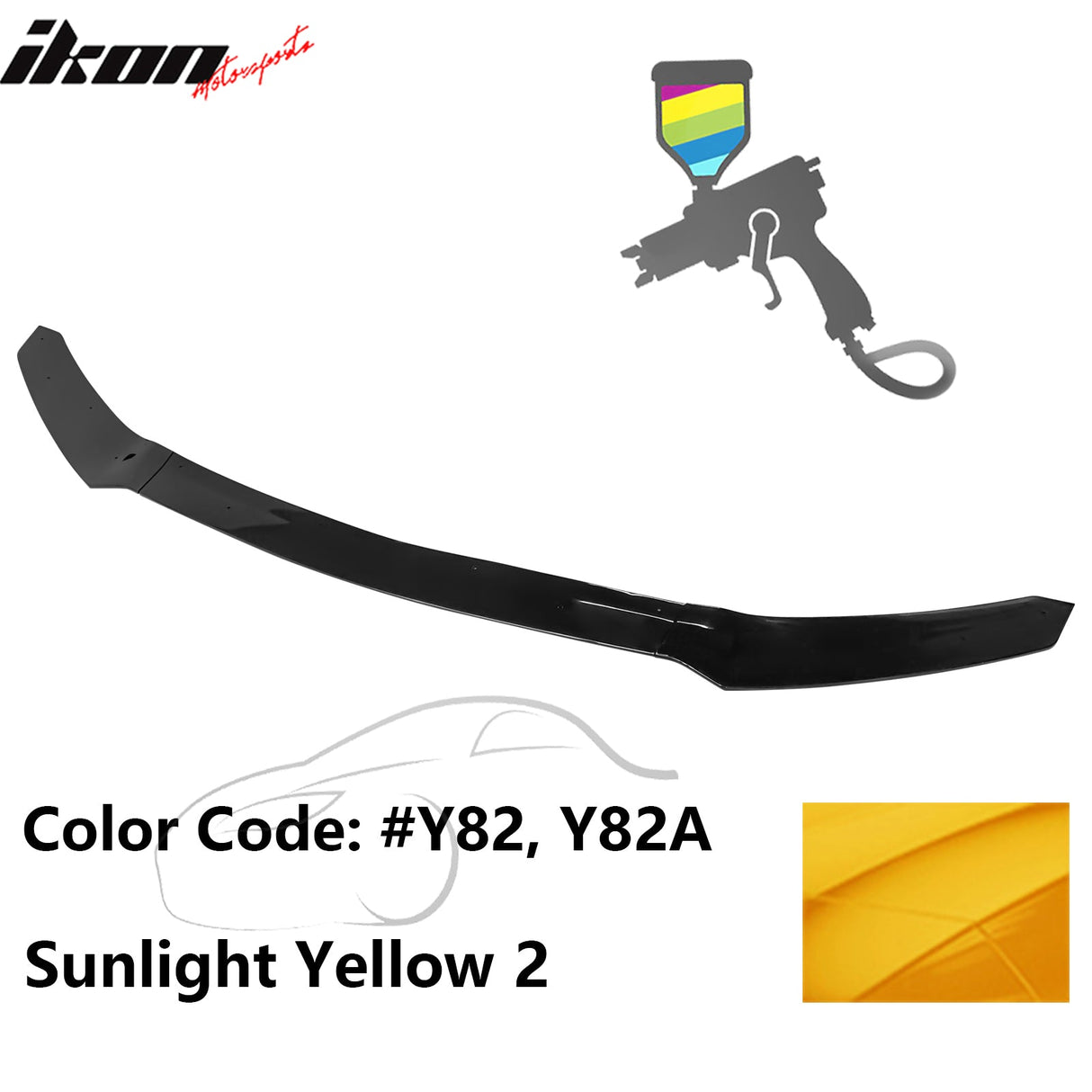 2017-2021 Honda Civic Hatchback HFP Style Front Bumper Lip PP 3PCS