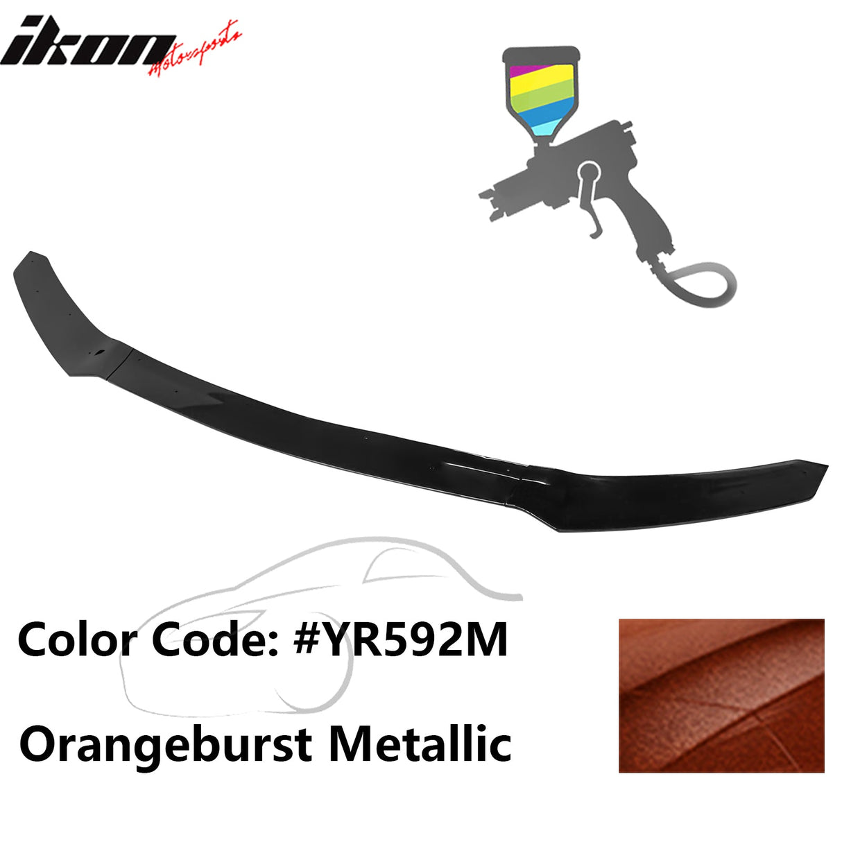 2017-2021 Honda Civic Hatchback HFP Style Front Bumper Lip PP 3PCS