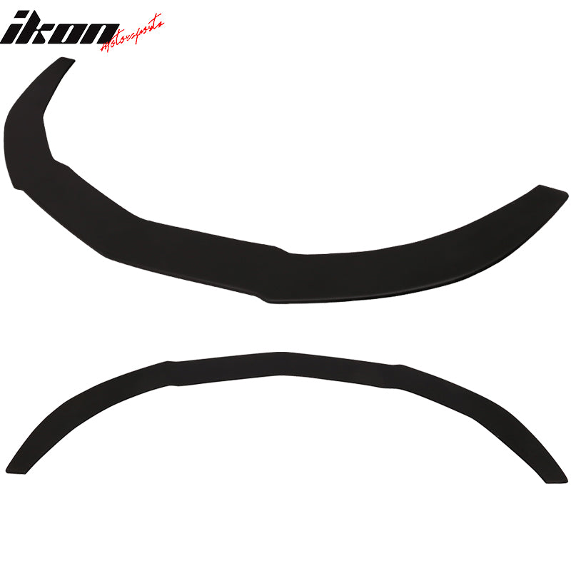 2014-2018 Benz CLA W117 Coated Textured Front Lip & Splitter Rod