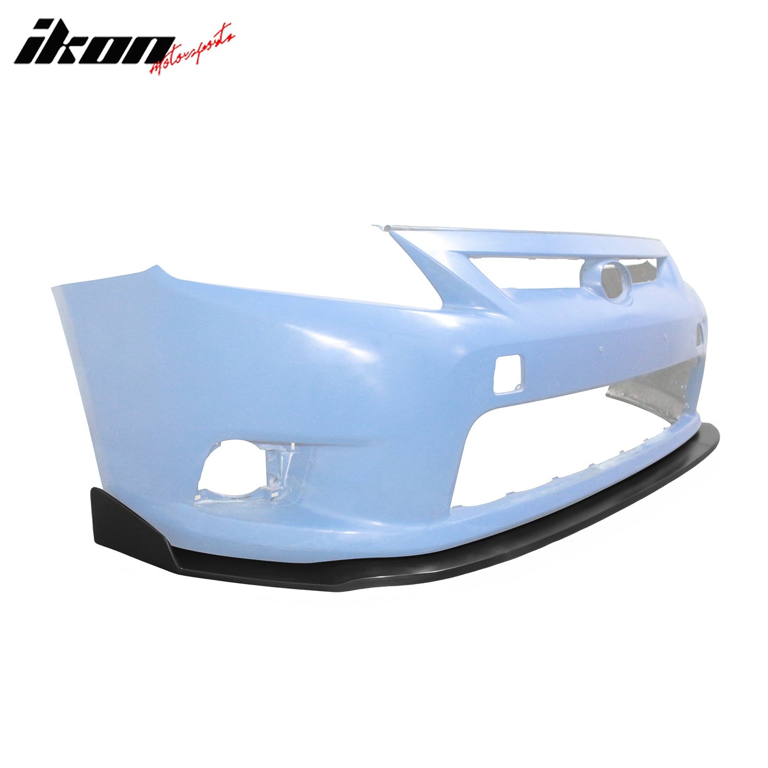 2011-2013 Scion tC Front Bumper Lip Unpainted PU IKON Chin Spoiler 3PC