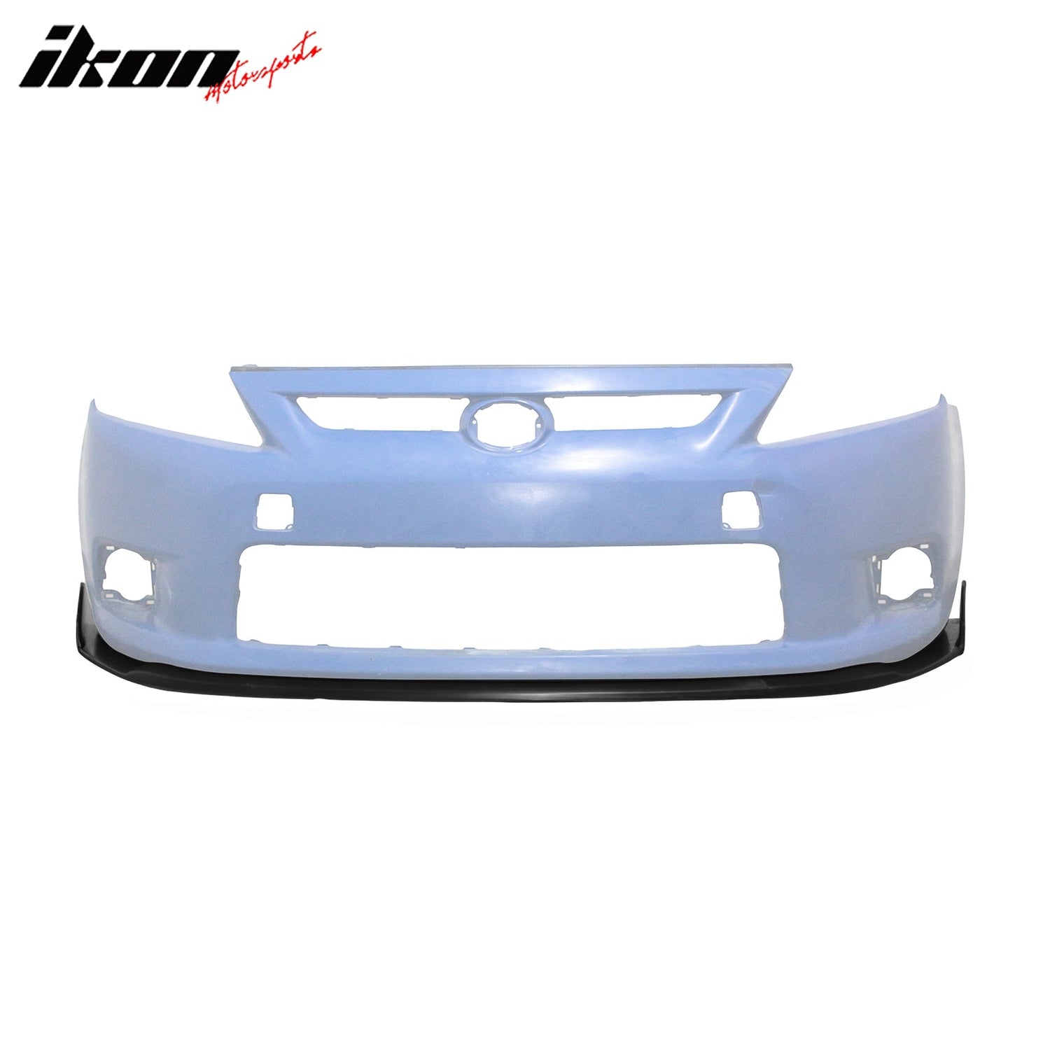 2011-2013 Scion tC Front Bumper Lip Unpainted PU IKON Chin Spoiler 3PC